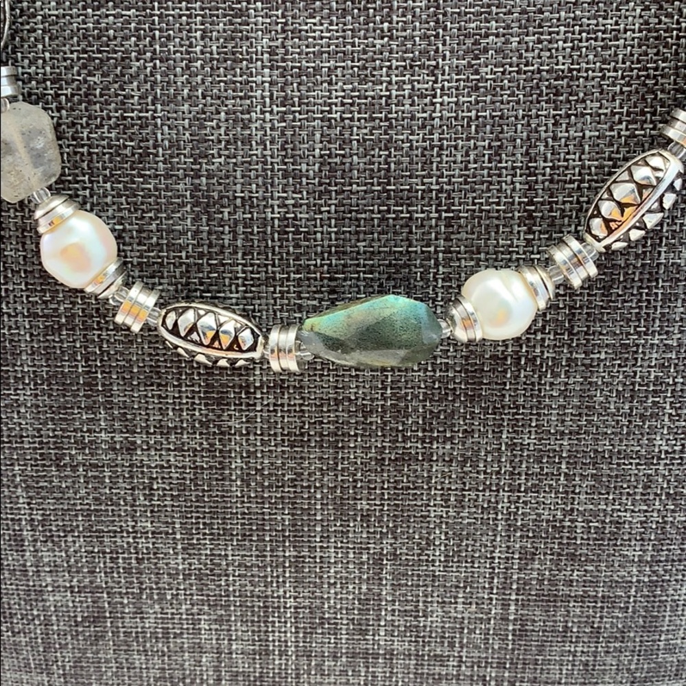 Brighton Labradorite and Pearl Necklace